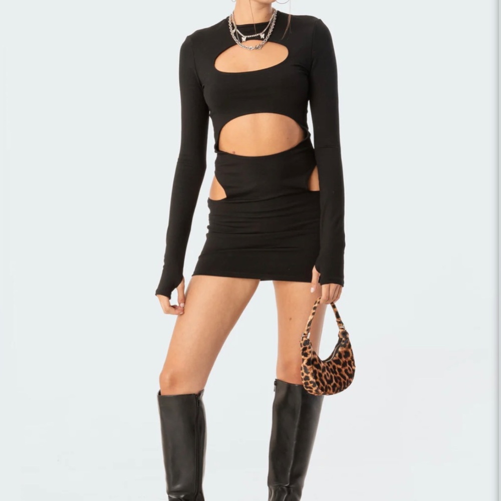 Edikted cut out dress